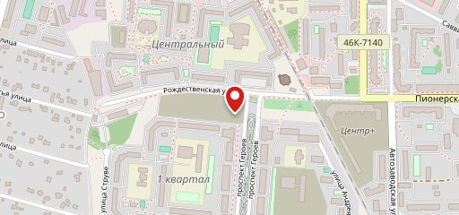 Кофеварка на карте