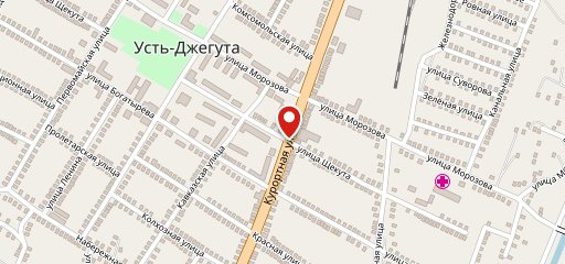 Коффер на карте