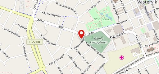 Corner на карте