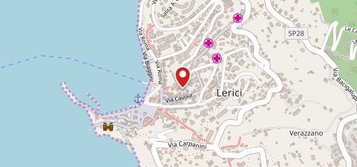 Corona Boat Club Lerici Bar e Pizzeria на карте