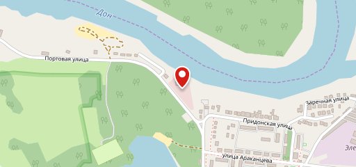 Казачья Пристань на карте