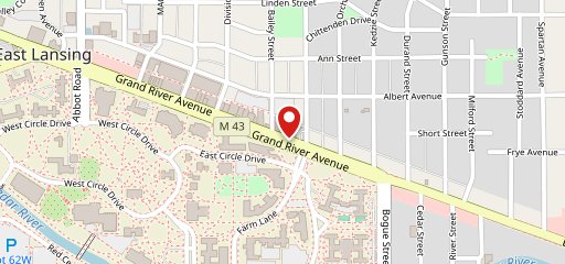 Cottage Inn Pizza East Lansing на карте