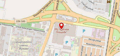 Красная Площадь на карте