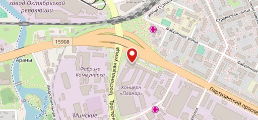 Крейзи Хорс на карте