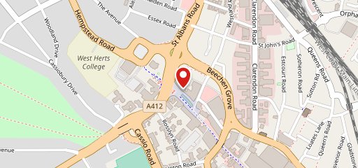 Creams Cafe Watford на карте