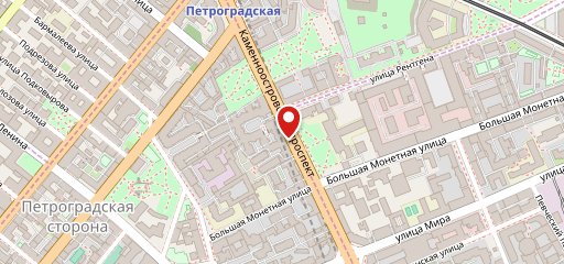 Крем на карте
