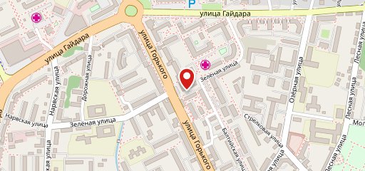 Круассан на карте