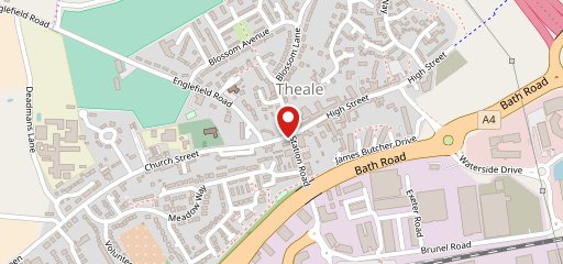 The Crown At Theale на карте