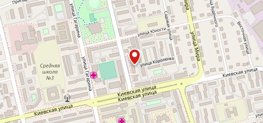 Влюблен в кофе на карте