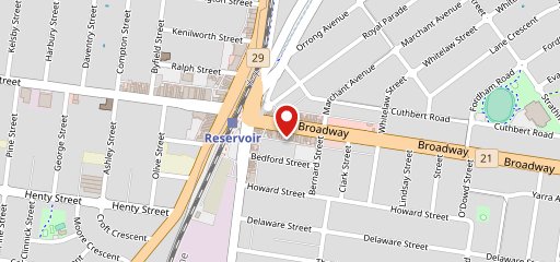 Crust Pizza Reservoir на карте