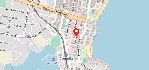 Crust Pizza Cronulla на карте