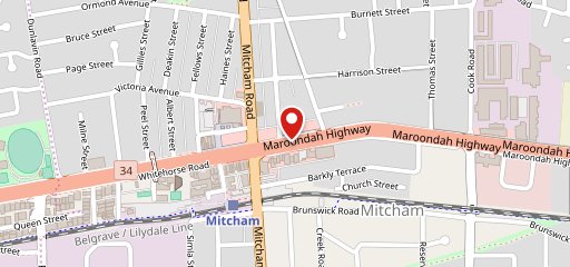 Crust Pizza Mitcham на карте