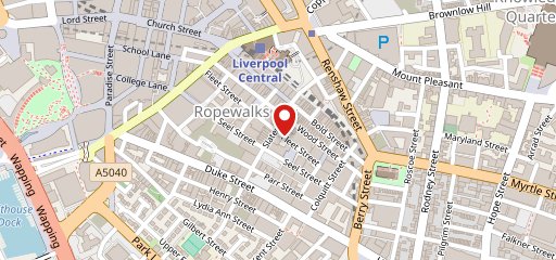 Cuoco pizza Liverpool на карте