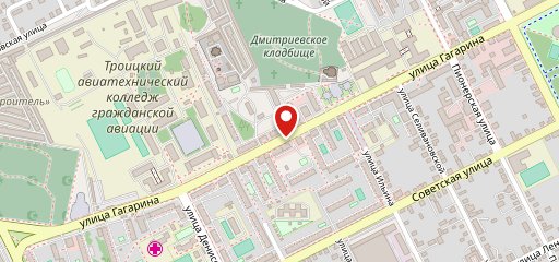 Чешский Дворик на карте