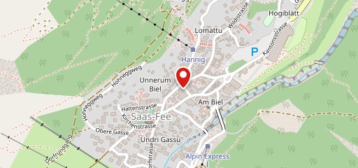 Ristorante & Pizzeria da Rasso, Saas-Fee на карте