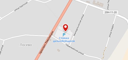 Кафе Дальнобойщик на карте