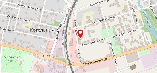 Кафе быстрого питания на карте