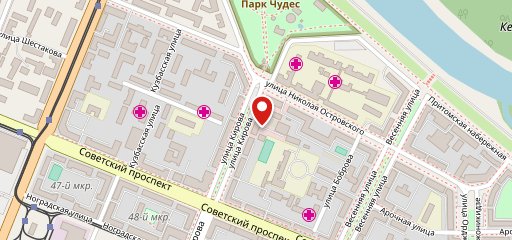 Дартс клуб в Кемерове на карте
