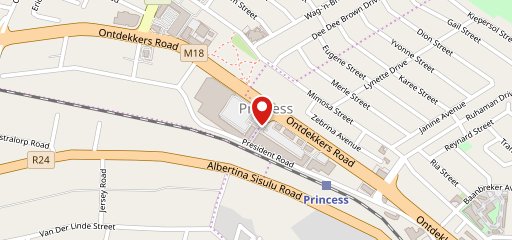 Debonairs Pizza Princess Crossing на карте