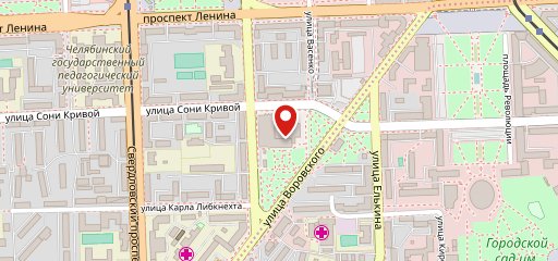 Доставка роллов и пиццы ДемоПлекс на карте