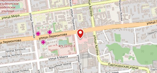 Dener на карте