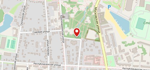 Деревенский домик на карте