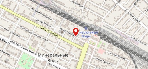 Детский на карте