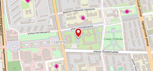 Детское у Арсенала, кафе на карте