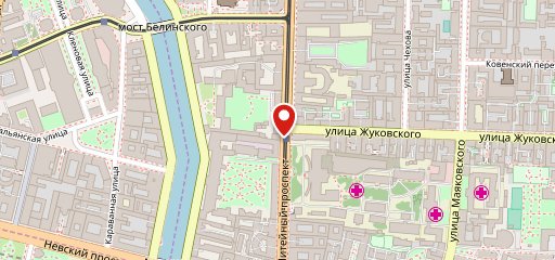 Столовая на Литейном на карте