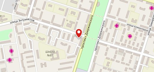 Дина на карте
