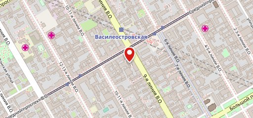 Столовая на карте