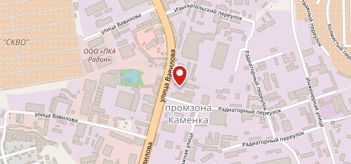 Столовая № 1 на карте