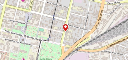 Дирижабль на карте