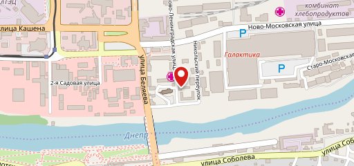Диско-Бар на Ново-Ленингадской на карте