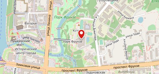 Диско-бар «Зебра» на карте