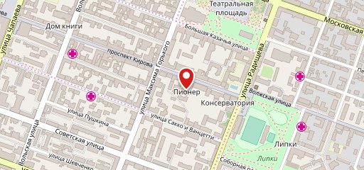 Дневной клуб "Дружба" на карте