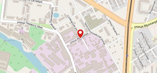 Добрая столовая на карте