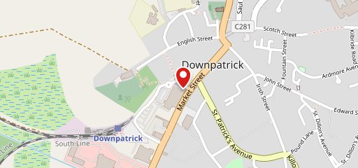 Ralph's Fish & Chips, Downpatrick на карте
