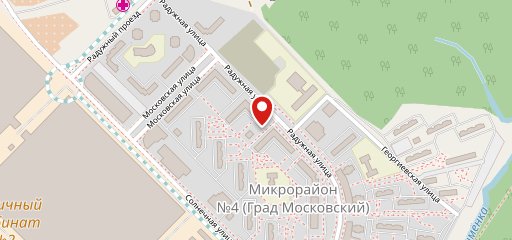 Додо пицца Московский на карте