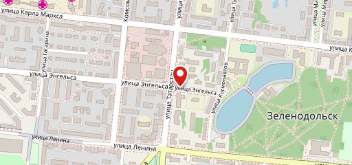 Дом закрытой пиццы на карте