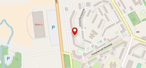 Домашняя, Пекарня на карте