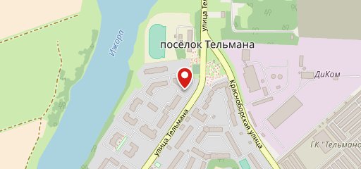 Домашняя, Пекарня на карте