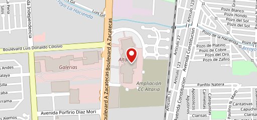 Domino's Altaria Aguascalientes на карте