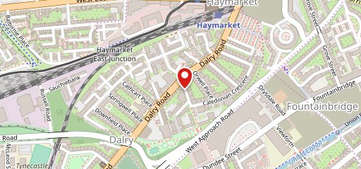 Domino's Pizza - Edinburgh - Dalry Road на карте