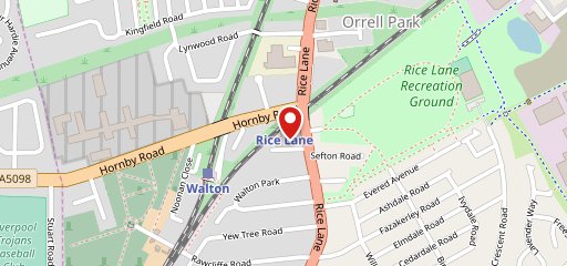 Domino's Pizza - Liverpool - Rice Lane на карте