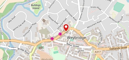 Domino's Pizza - Weybridge на карте