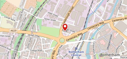 Domino's Pizza - Rotherham - Central на карте