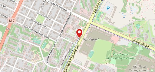 Донер № 1 на карте