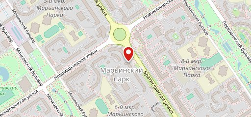 Точка быстрого питания на карте