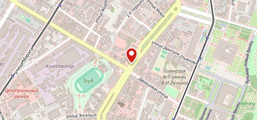 Донерная на Гончарова на карте